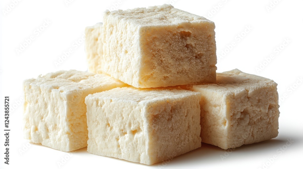 stack of tofu cubes isolated on transparent background stack of tofu cubes isolated on transparent background