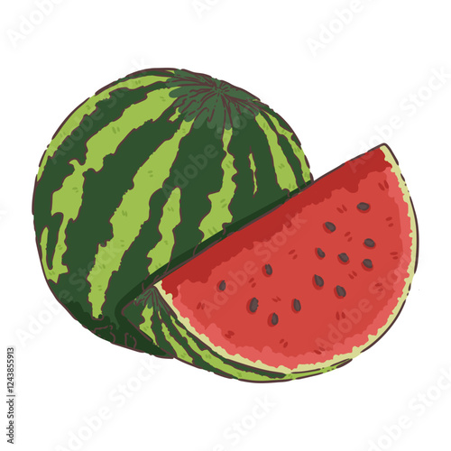 slice of watermelon
