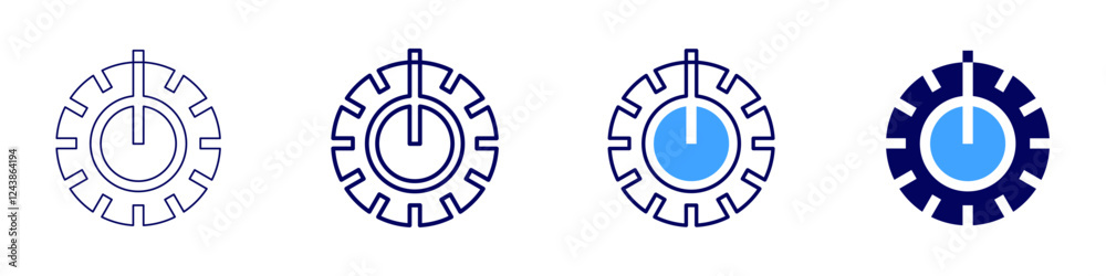 Sunclock icon in 4 different styles. Thin Line, Line, Bold, and Bold Line. Duotone style. Editable stroke Sunclock icon in 4 different styles. Thin Line, Line, Bold, and Bold Line. Duotone style. Editable stroke