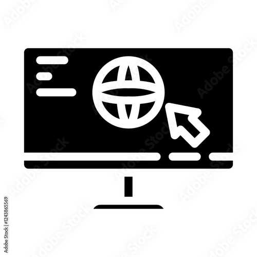 search engines solid icon