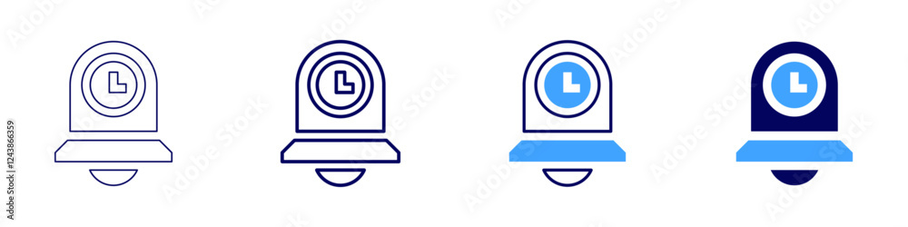 Timer compatibility icon in 4 different styles. Thin Line, Line, Bold, and Bold Line. Duotone style. Editable stroke Timer compatibility icon in 4 different styles. Thin Line, Line, Bold, and Bold Line. Duotone style. Editable stroke