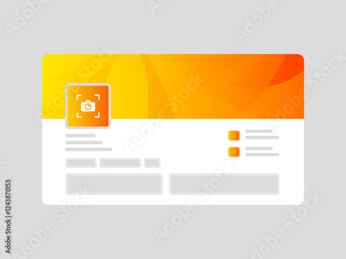 Creative and Engaging LinkedIn Page Mockup with a Visually Appealing Abstract Theme
