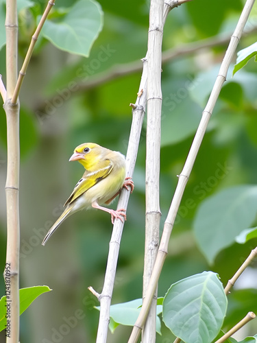 Saffron Finch (Sicalis flaveola) photo