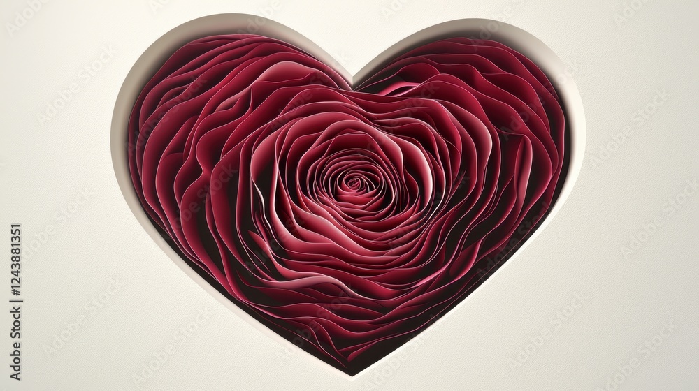 3D heart isolated on transparent background ,Valentine's Day 3D heart isolated on transparent background ,Valentine's Day