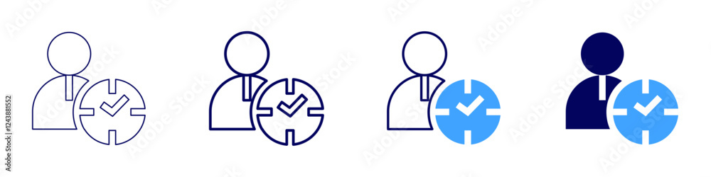 Timer replacement icon in 4 different styles. Thin Line, Line, Bold, and Bold Line. Duotone style. Editable stroke Timer replacement icon in 4 different styles. Thin Line, Line, Bold, and Bold Line. Duotone style. Editable stroke