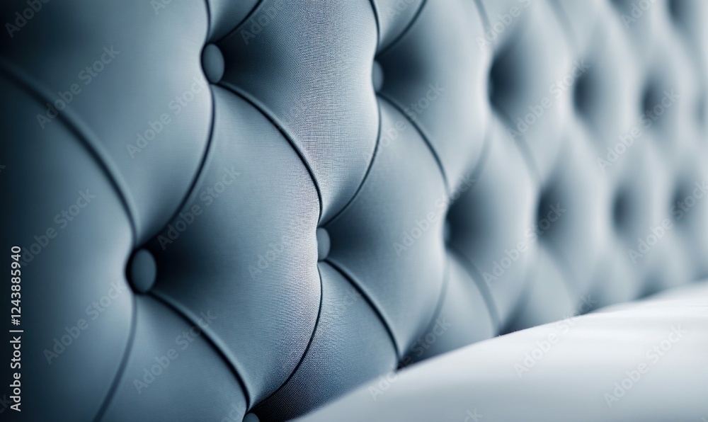 Obraz premium Detailed Photograph of Modern Bed Headboard with Contrasting Colors and Quality Materials. Generative ai