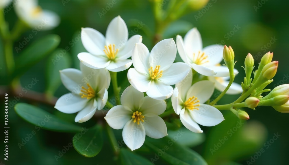 Fresh bunch of eucalyptus flowers with green stems and white blooms, garden, floral, nature Fresh bunch of eucalyptus flowers with green stems and white blooms, garden, floral, nature