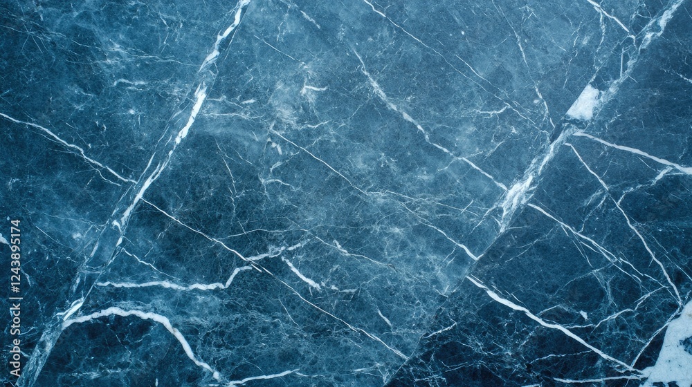 An in-depth examination of a stunning deep blue marble surface, featuring intricate white veining, set against a contemporary architectural backdrop An in-depth examination of a stunning deep blue marble surface, featuring intricate white veining, set against a contemporary architectural backdrop