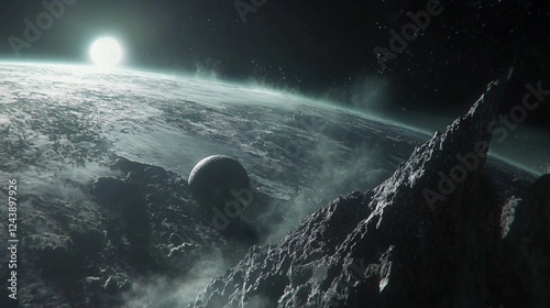 solar system view