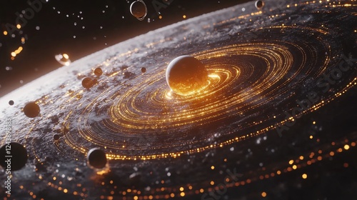 solar system view