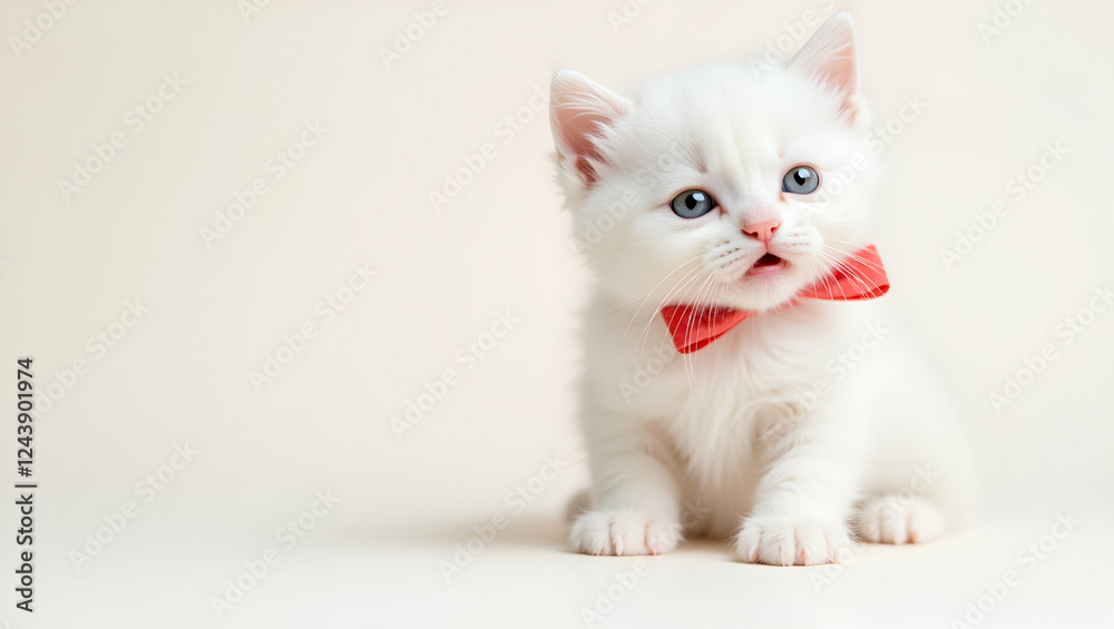 Delicate Fluffy White Kitten with Tiny Paws – Adorable and Endearing Feline Charm Delicate Fluffy White Kitten with Tiny Paws – Adorable and Endearing Feline Charm