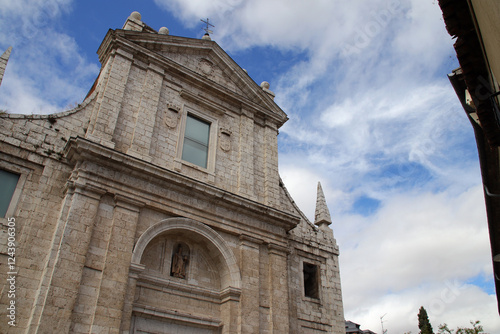 former san agustin church in valladolid in spain  photo