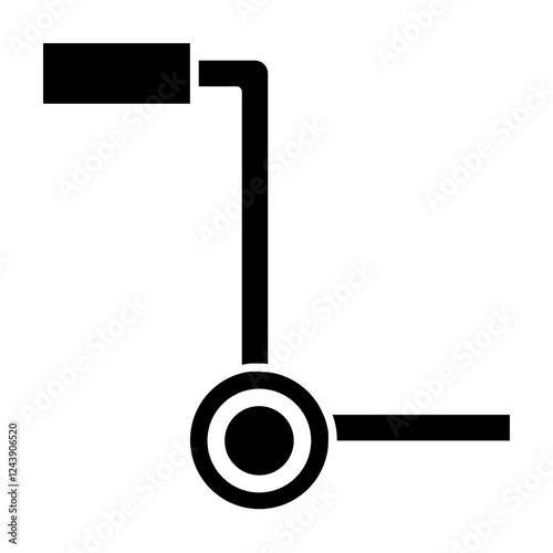cart glyph icon
