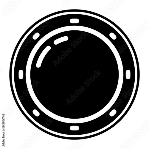 porthole glyph icon