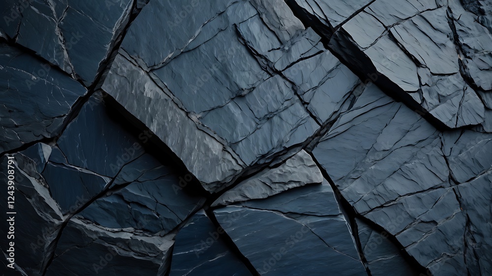 Dark blue slate rock texture background Dark blue slate rock texture background