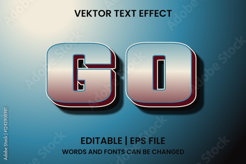Editable go effects text
