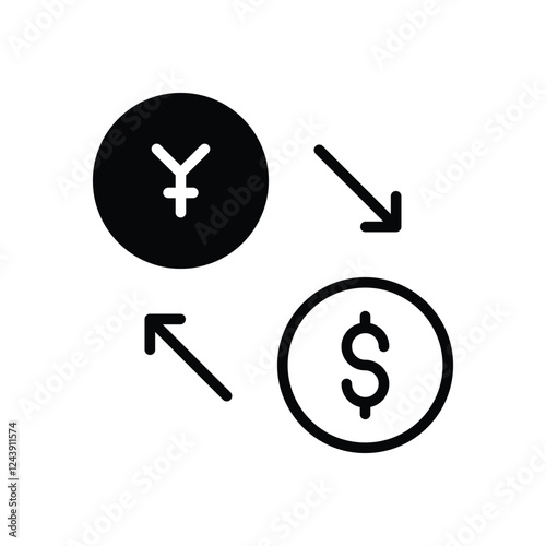 Money Exchange vector icon