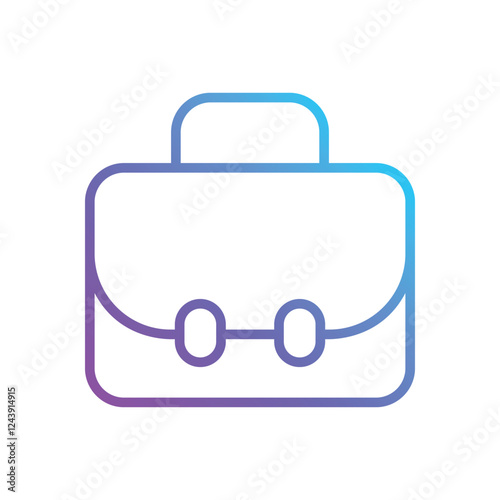 Briefcase vector icon