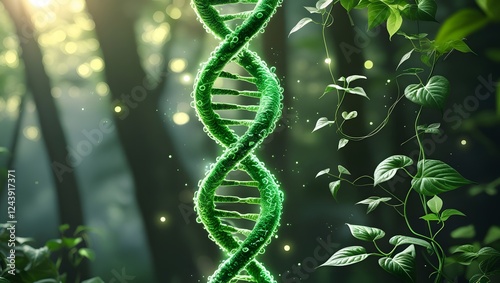 Nature’s Genetic Code: The Fusion of Biotechnology and Ecology. photo