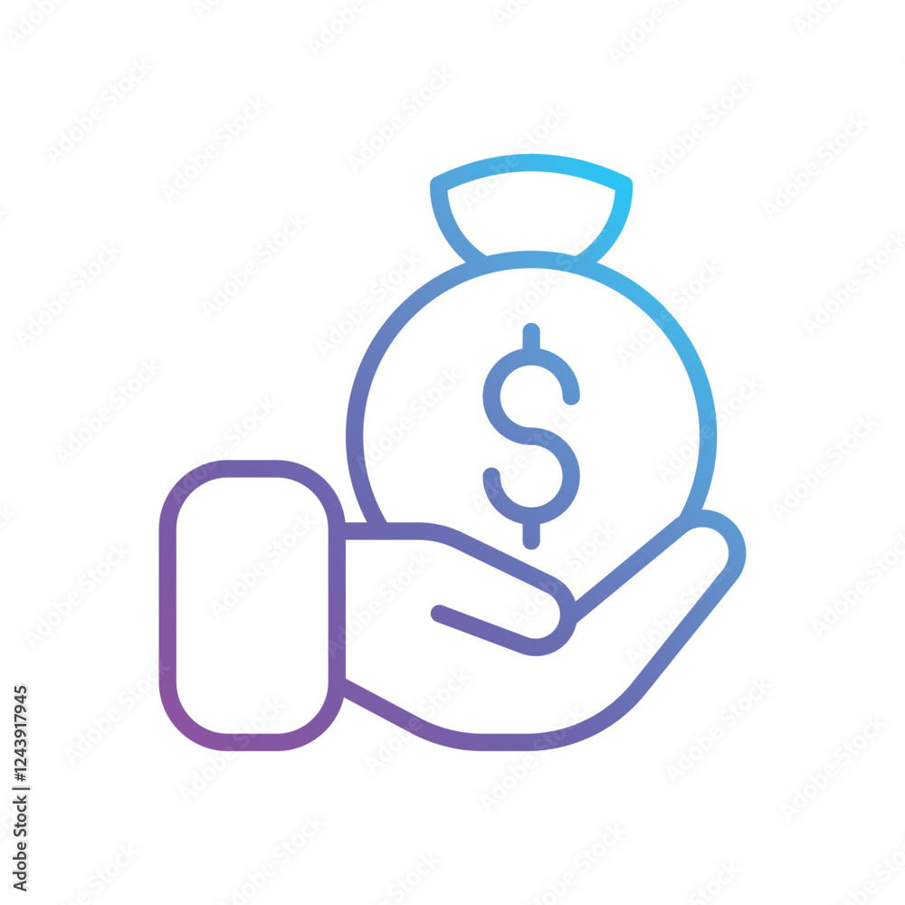 Investment vector icon