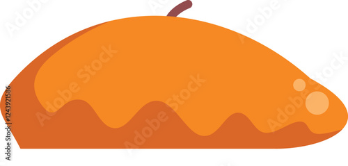 This vector illustration of a classic french beret is perfect for projects related to fashion, france, or parisian style