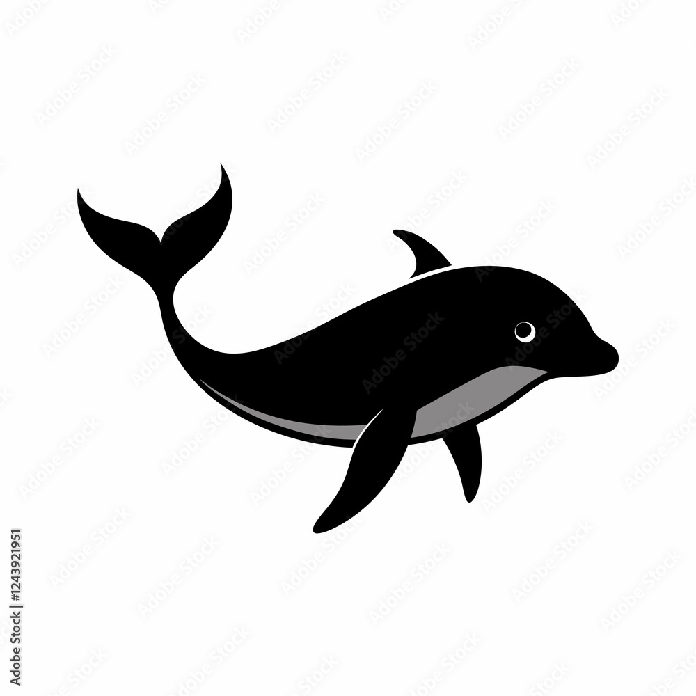 Fototapeta premium dolphin vector illustration