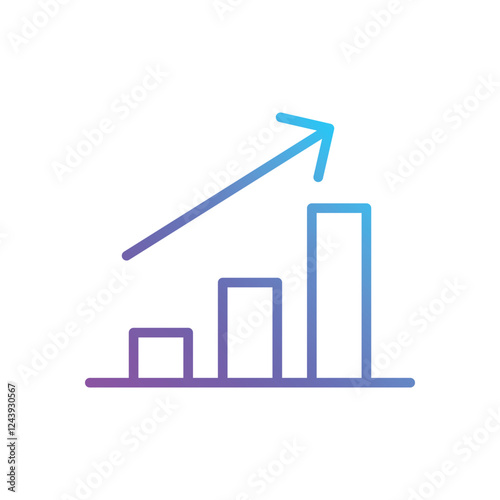 Profit vector icon