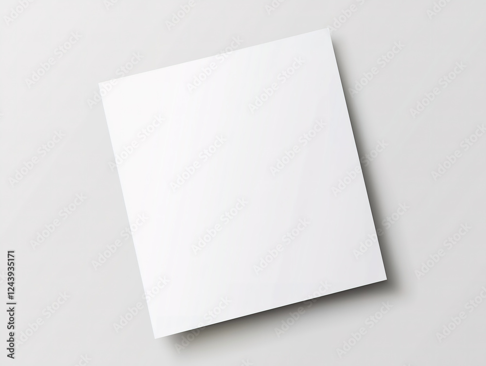 Empty White Paper Note Template in Vector Format Empty White Paper Note Template in Vector Format