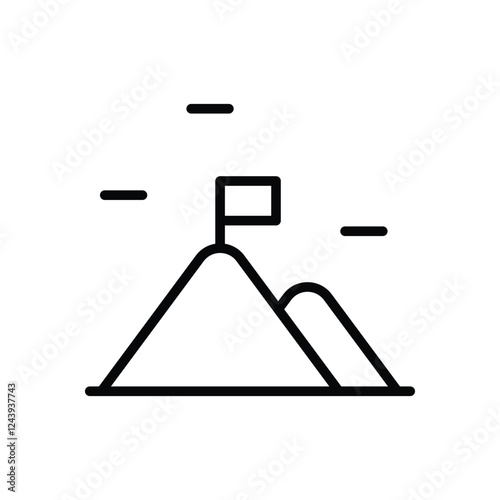 Mission vector icon