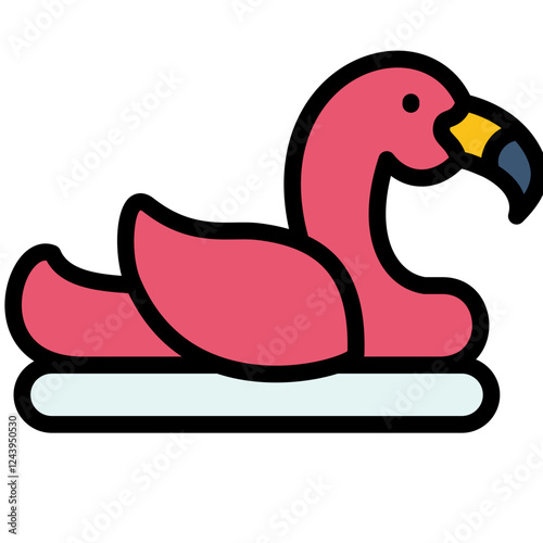 flamingo float icon
