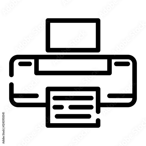 printers cut line icon
