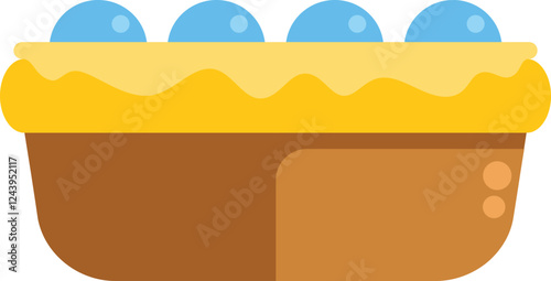 Pet drinking bowl with floating balls preventing water from spilling, perfect for cats and dogs