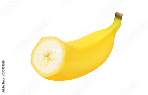 バナナのイラストリアル