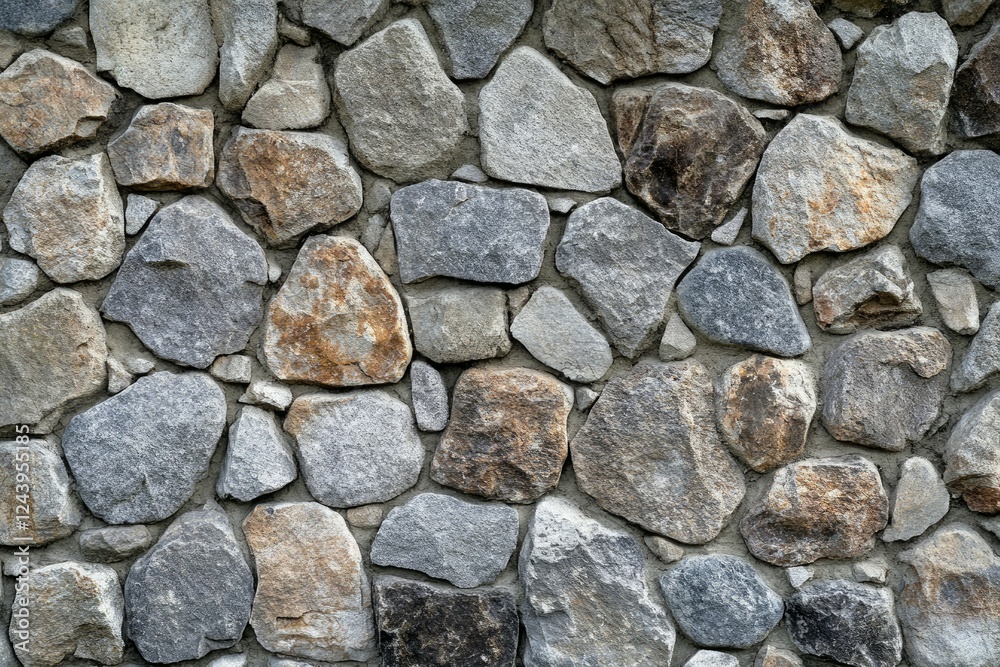Rustic stone wall texture with dim lighting effect. Neural network AI generated Rustic stone wall texture with dim lighting effect. Neural network AI generated