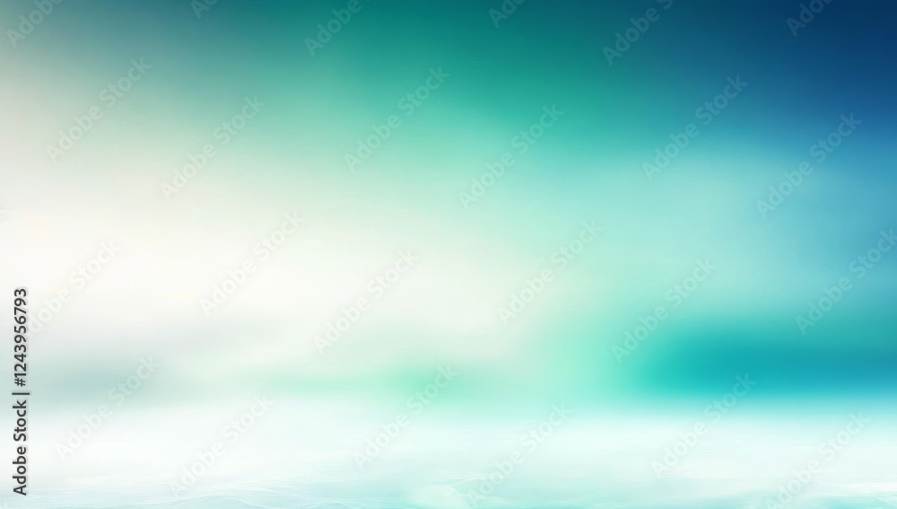 Blurry teal sky, horizon, cloudscape, peaceful background, website design Blurry teal sky, horizon, cloudscape, peaceful background, website design
