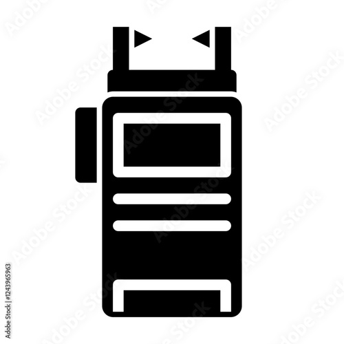 stun gun glyph icon