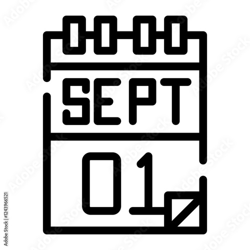 police woman day cut line icon