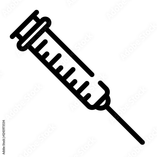 injection cut line icon