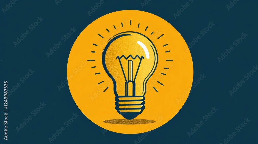 Minimalist Logo Design with Light Bulb Concept and Powerful Elements Minimalist Logo Design with Light Bulb Concept and Powerful Elements