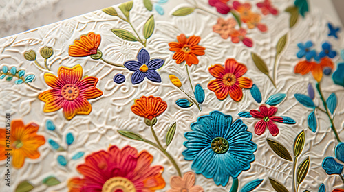  new year card with Japanese patterns