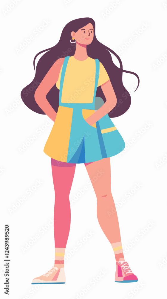 Illustration of a beautiful woman in retro style. Beautiful woman. Illustration of a beautiful woman in retro style. Beautiful woman.