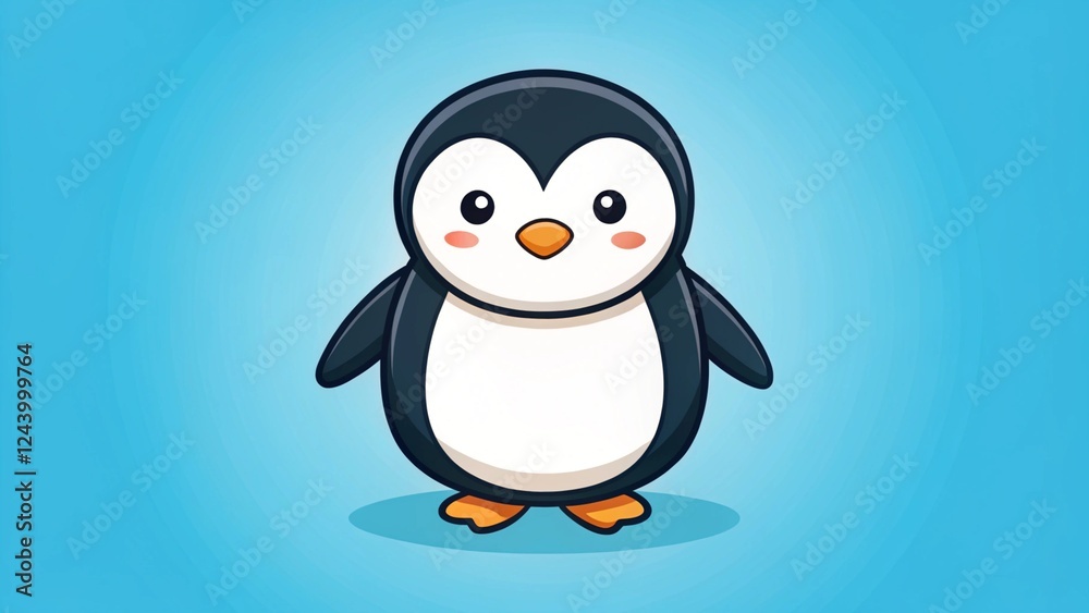 Obraz premium penguin on snow