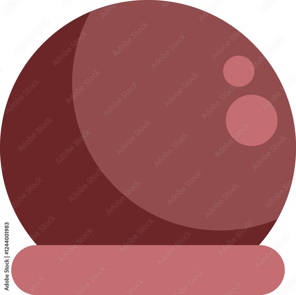 Brown fitness ball balancing on a pink support base, perfect for pilates, yoga, or core strengthening exercises Brown fitness ball balancing on a pink support base, perfect for pilates, yoga, or core strengthening exercises