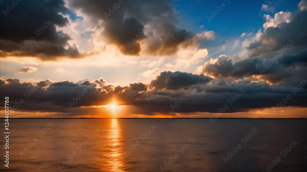 Sunset Over Water Sunset Over Water