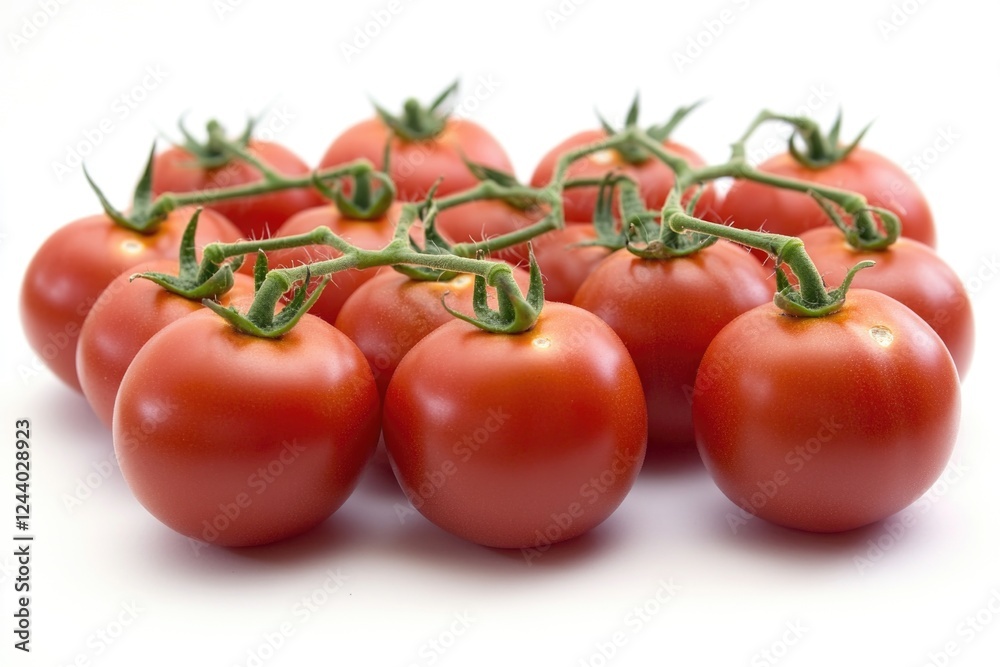 Fresh tomatoes arranged on a table Fresh tomatoes arranged on a table