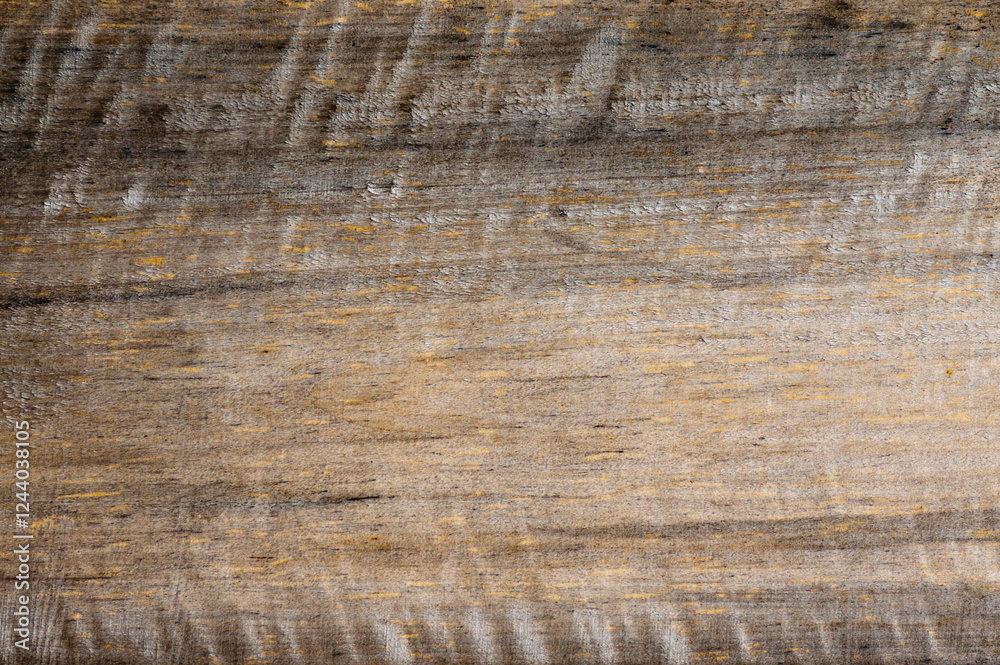 The photo shows a close-up texture of a wooden board The photo shows a close-up texture of a wooden board