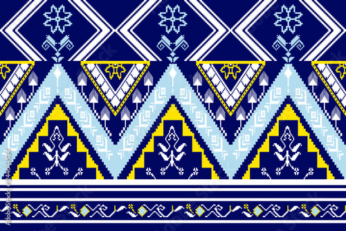 Pixel flowers are a traditional Ukrainian pattern.
Cross-stitch patterns, Knitted sweater design. traditional Slavic ornaments
Illustrations for textile printing design