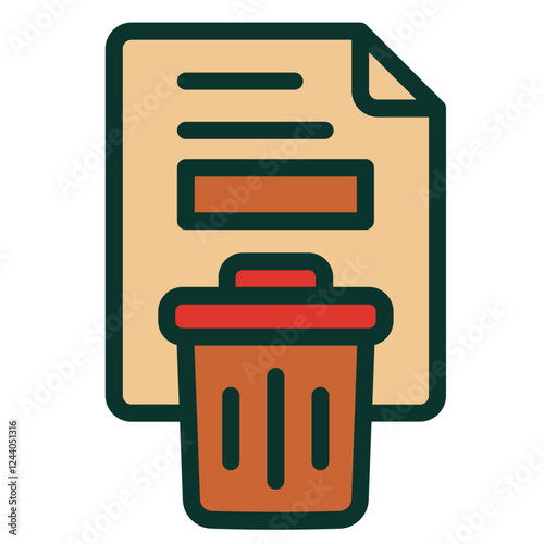 Erase File Icon