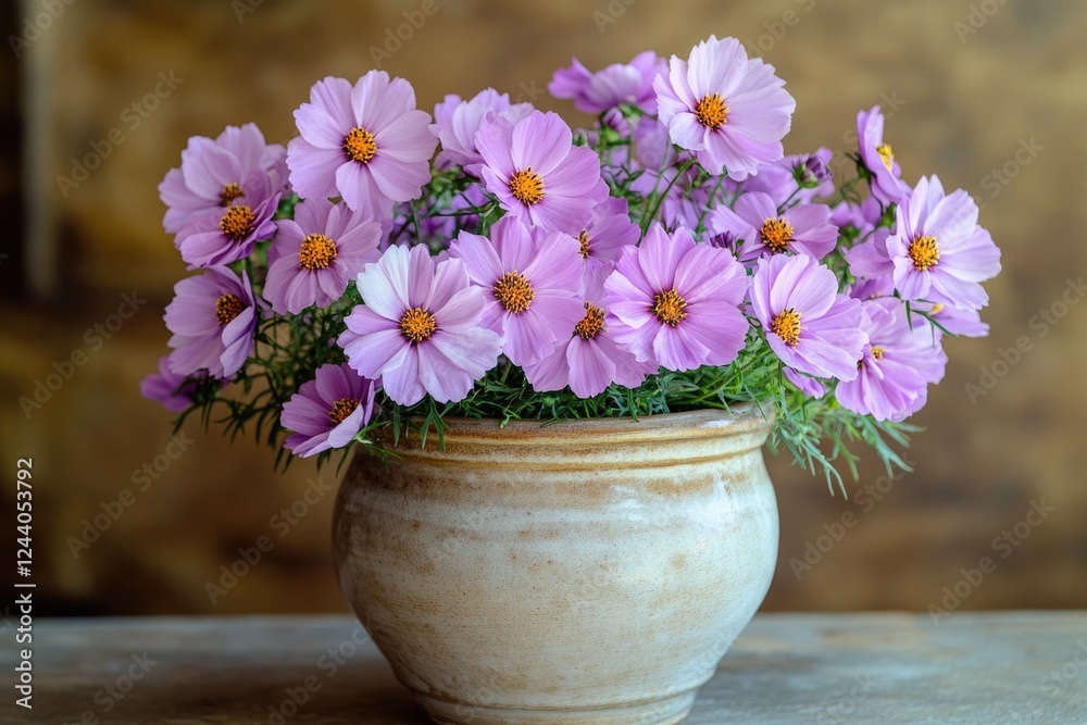 custom made wallpaper toronto digitalA still life photo of a vase filled with purple flowers sitting on a table