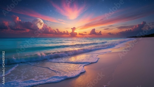 Wonderful wallpaper sun over the coast
